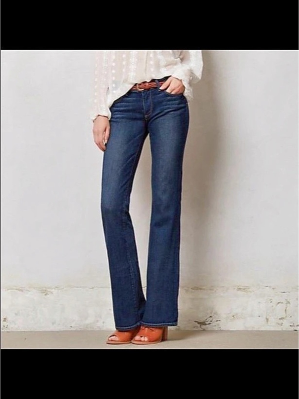 Paige Skyline Bootcut Jeans Women's Bootcut Jeans in Blue Size 29
